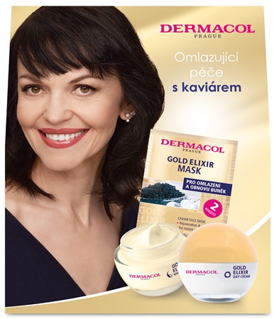 Dermacol Gold Elixir darilni set za zrelo kožo