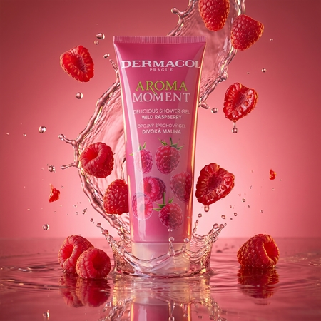 Dermacol Aroma Moment Wild Raspberry skanaus kvapo dušo želė