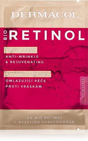 Dermacol Bio Retinol krémová maska proti vráskám