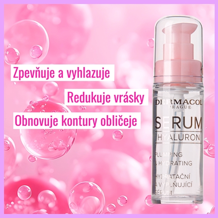 Dermacol Hyaluron Serum hyaluronové sérum se zpevňujícím účinkem