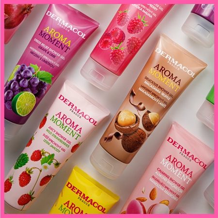 Dermacol Aroma Moment Wild Strawberries Verfrissende Douchegel Travelpack