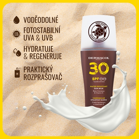 Dermacol Sun Water Resistant voděodolné mléko na opalování ve spreji