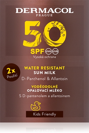 Dermacol Sun Water Resistant водостійке молочко для засмаги SPF 50