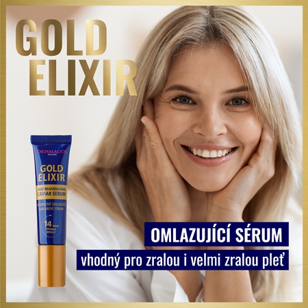 Dermacol Gold Elixir hĺbkovo obnovujúce sérum s kaviárom