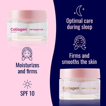 Dermacol Collagen creme de dia rejuvenescedor SPF 10