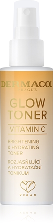 Dermacol Glow Toner pleťové tonikum ve spreji pro rozjasnění a hydrataci