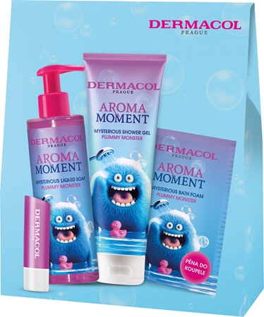 Dermacol Aroma Moment Plummy Monster Geschenkset für Kinder Duft Plum