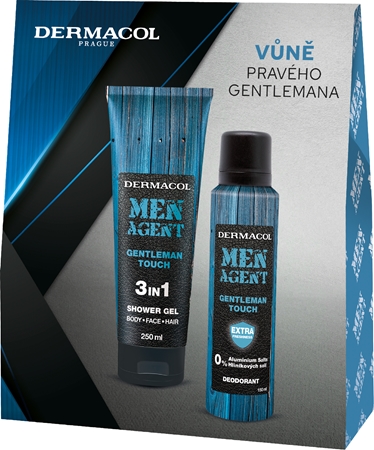 Dermacol Men Agent Gentleman Touch Presentförpackning för kropp för män