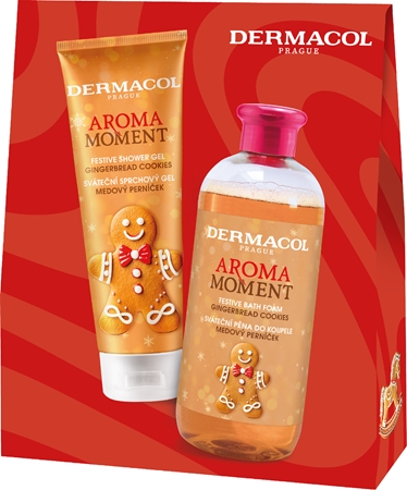 Dermacol Aroma Moment Gingerbread Cookies dovanų rinkinys kalėdinio stiliaus