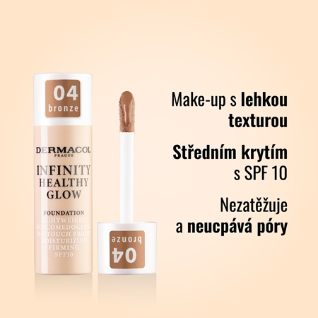 Dermacol Infinity Healthy Glow tekutý make-up SPF 10
