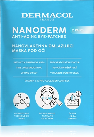 Dermacol Nanoderm омолоджуюча маска для очей