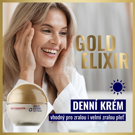Dermacol Gold Elixir denní omlazující krém s kaviárem