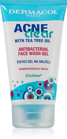Dermacol Acne Clear gel nettoyant pour peaux à problèmes, acné