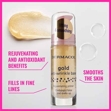 Dermacol Gold основа против бръчки