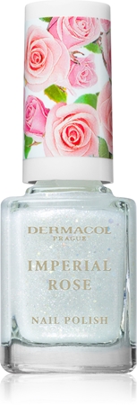 Dermacol Imperial Rose lak na nehty třpytivý