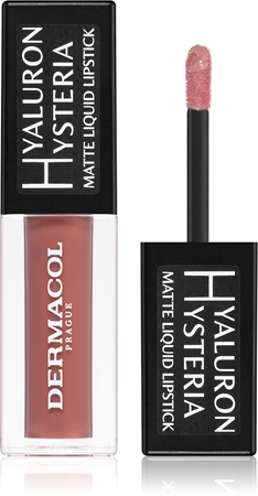 Dermacol Hyaluron Hysteria barra labial líquida mate
