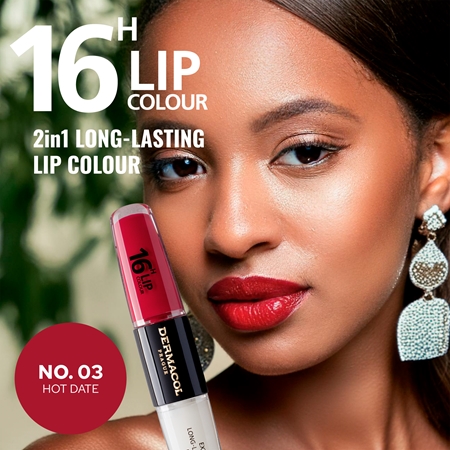 Dermacol 16H Lip Colour Kauapüsiv huulepulk ja huuleläige