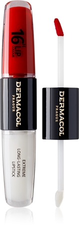 Dermacol 16H Lip Colour μακράς διαρκείας κραγιόν και λιπ γκλος