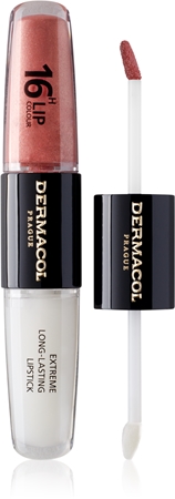 Dermacol 16H Lip Colour ilgai išliekantys lūpų dažai ir lūpų blizgis