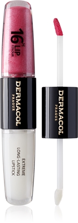 Dermacol 16H Lip Colour ilgai išliekantys lūpų dažai ir lūpų blizgis