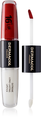 Dermacol 16H Lip Colour brillant et rouge à lèvres longue tenue