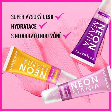 Dermacol Neon Mania lesk na rty v tubě