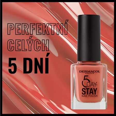 Dermacol 5 Day Stay dlouhotrvající lak na nehty