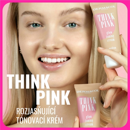 Dermacol Think Pink rozjasňujúci tónovací krém
