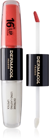 Dermacol 16H Lip Colour ilgai išliekantys lūpų dažai ir lūpų blizgis
