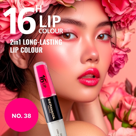 Dermacol 16H Lip Colour dlouhotrvající rtěnka a lesk na rty