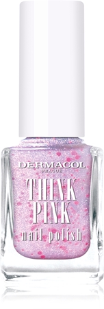 Dermacol Think Pink лак за нокти с блясък