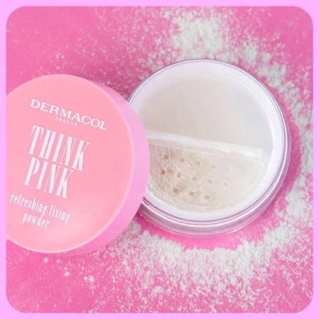 Dermacol Think Pink transparentní sypký pudr