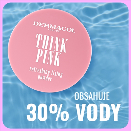 Dermacol Think Pink transparentní sypký pudr