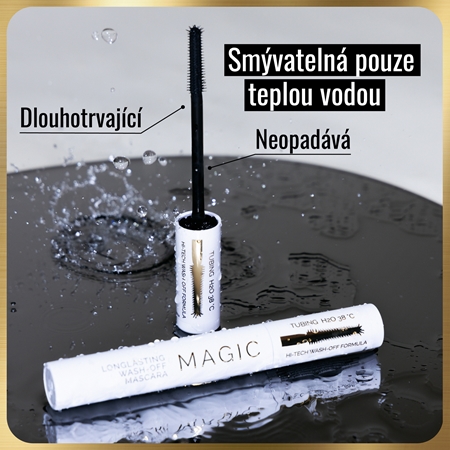 Dermacol Magic Wash Off řasenka pro prodloužení a natočení řas