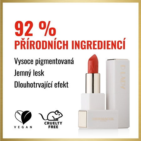 Dermacol D Lady krémový rúž so saténovým finišom