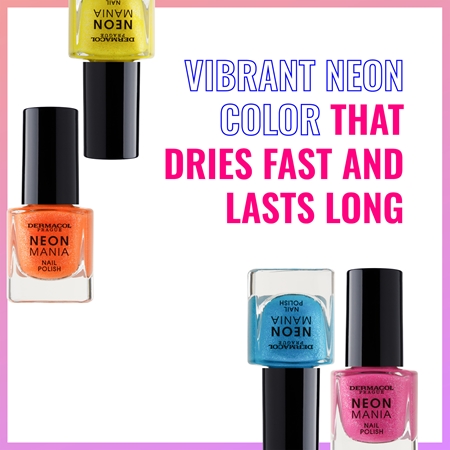 Dermacol Neon Mania лак для нігтів