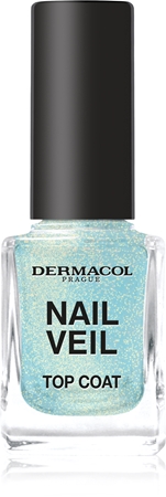 Dermacol Nail Veil vernis de protection pailleté