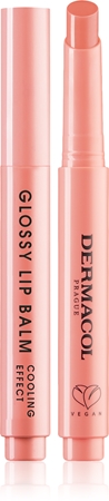Dermacol Beauty Stick Glossy Lip Balm cuidado labial com brilho com efeito resfrescante