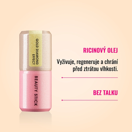 Dermacol Beauty Stick Highlight krémový rozjasňovač v tyčinke