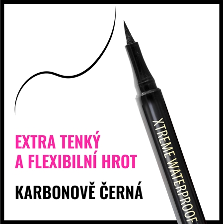 Dermacol Precise Black 20h Precízna vodeodolná linka na oči