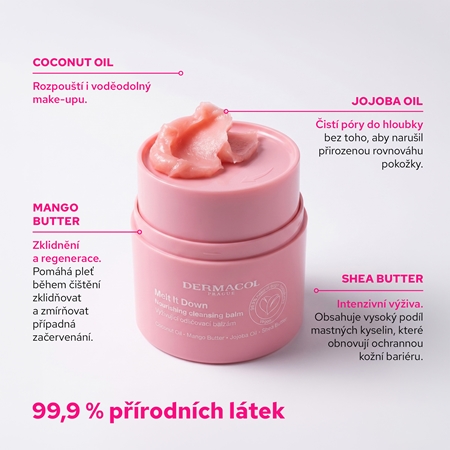 Dermacol Melt It Down odličovací balzam s obsahom oleja