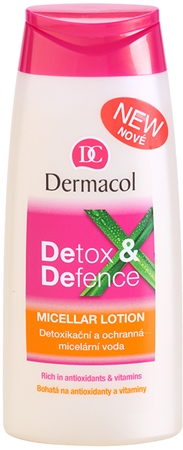Dermacol Detox & Defence detoxikačná a ochranná micelárna voda na tvár, krk a dekolt