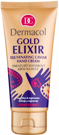 Dermacol Gold Elixir omlazující kaviárový krém na ruce