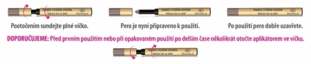 Dermacol Eyebrow Powder pudrasto senčilo za oči za obrvi