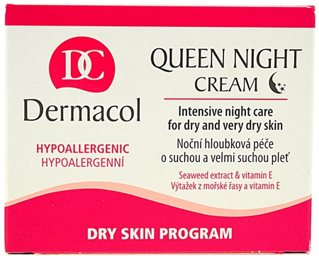 Dermacol Dry Skin Program Queen Night Cream нощна стягаща грижа за суха или много суха кожа