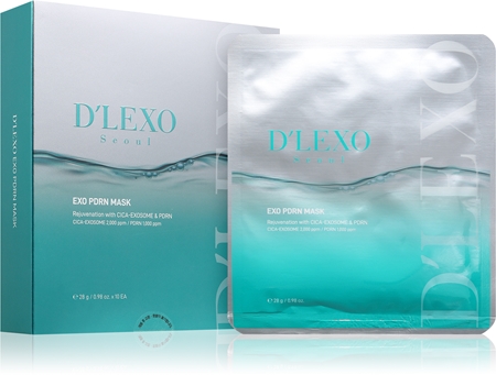 Dermaline D'LEXO Exo PDRN Mask Sheet Mask with rejuvenating effect