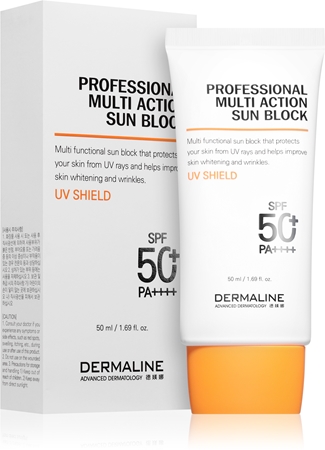 Dermaline Sun Care Professional Multi Action Sunblock SPF 50+ crema de zi protectoare SPF 50+