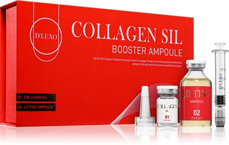 Dermaline D'LEXO Collagen SIL Booster Ampoule Set gegen Hautalterung