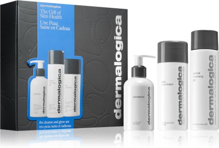 Dermalogica The Cleanse & Glow Set eine speziell pflegende Pflege (zur gründlichen Reinigung der Haut)