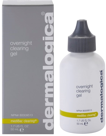 Dermalogica mediBac clearing noční hydratační gel předcházející vzniku akné